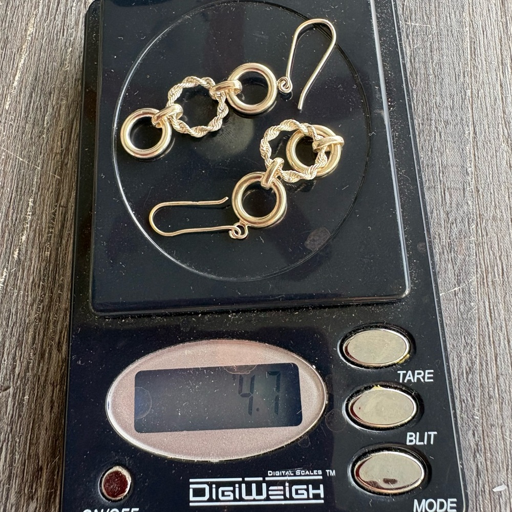 Chic Sterling Silver Dangle Earrings - image 3